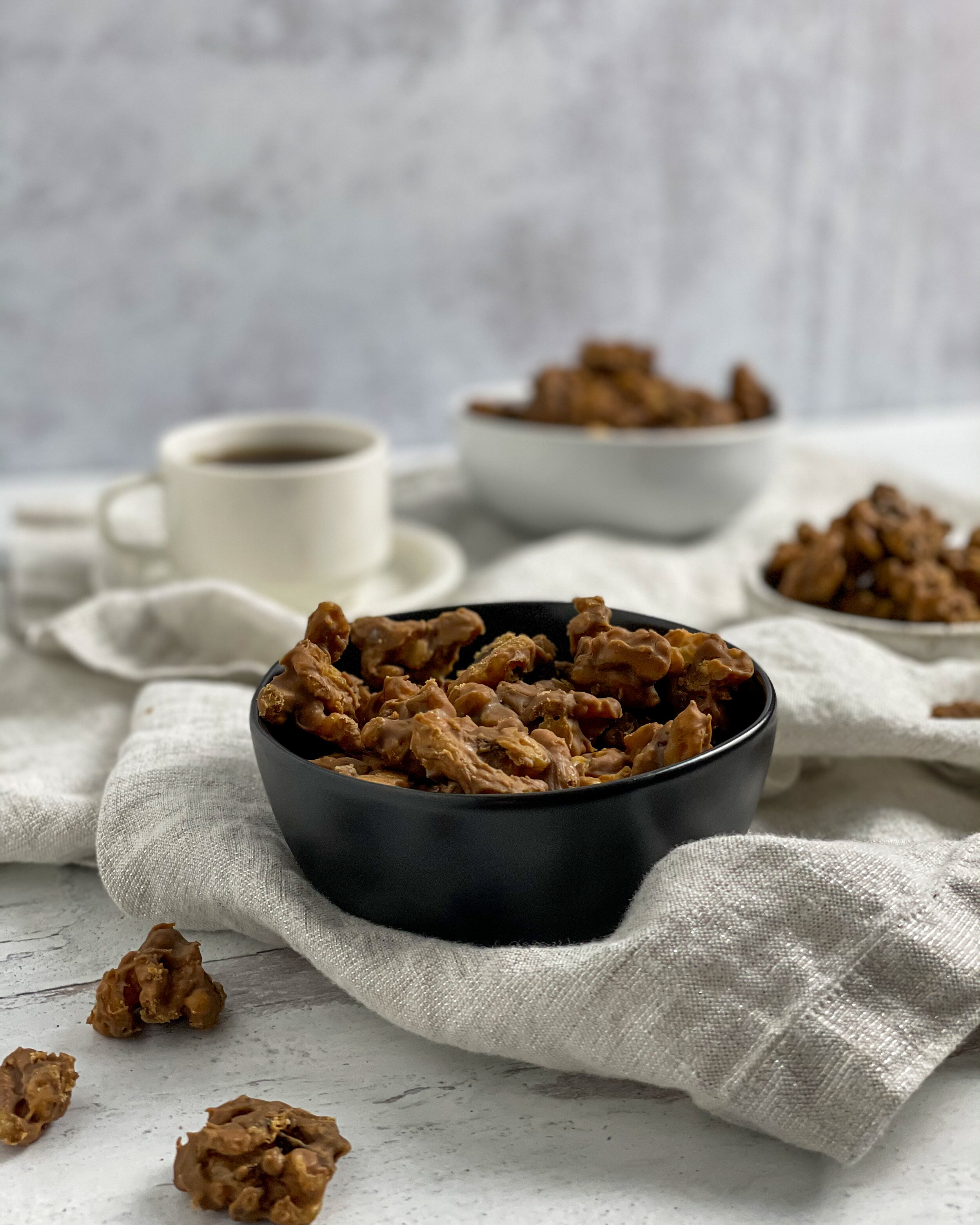 Coffee Candied Walnuts